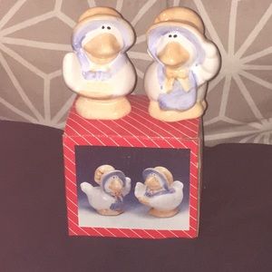 Duck salt and pepper shaker new